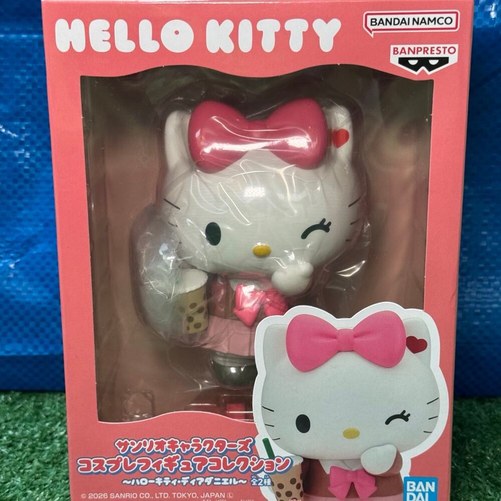 Bandai Namco Banpresto Hello Kitty Cosplay Figure Collection A With Boba Tea
